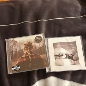 Taylor Swift Evermore and TTPD cd bundle